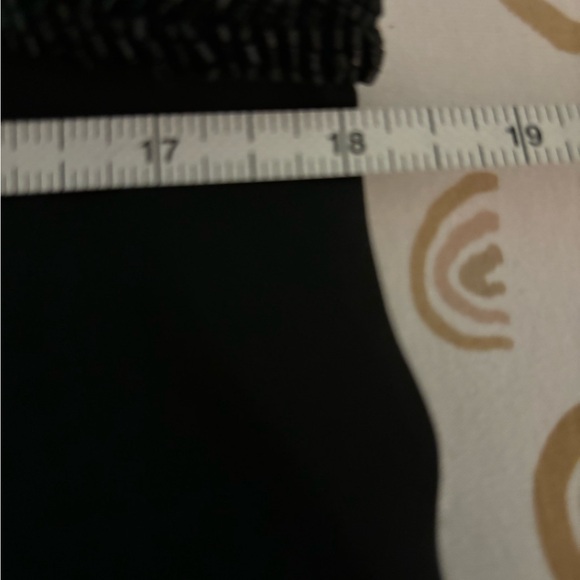 Rachel Roy Womens Medium Black Racerback Tank Knee Length Dress Bugle Beads - Picture 6 of 9